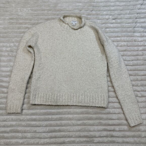 Jcrew Women Ivory Sweater Size XS - Picture 1 of 8